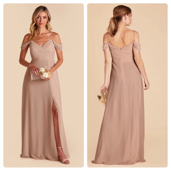 Birdy Grey Dresses & Skirts - Birdy Grey Spence Dress in Taupe Bridesmaid Cocktail
